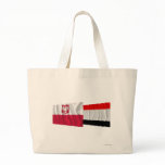 Poland & Kujawsko-Pomorskie waving flags bags