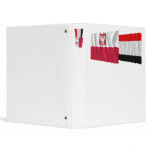 Poland &amp; Kujawsko-Pomorskie waving flags Binders