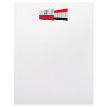 Poland &amp; Kujawsko-Pomorskie waving flags Letterhead