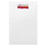 Poland &amp; Małopolskie waving flags Customized Stationery