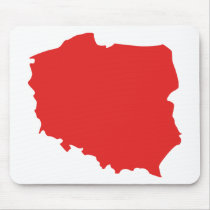 Poland Map mousepads