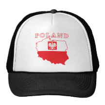 Poland Map With Eagle Hat
