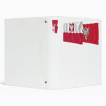 Poland & Mazowieckie waving flags Vinyl Binders