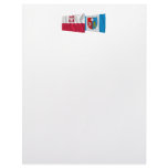 Poland &amp; Podkarpackie waving flags Letterhead