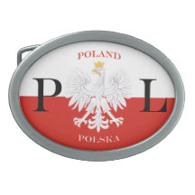 Poland Polska Belt Buckle