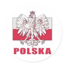 Poland Polska Coat of Arms stickers