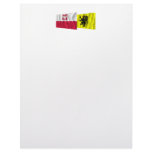 Poland &amp; Pomorskie waving flags Letterhead Design
