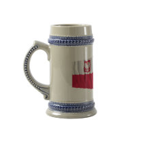 Poland & Pomorskie waving flags Coffee Mugs