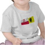 Poland &amp; Pomorskie waving flags T Shirt