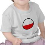 Poland quality Flag Circle Tee Shirts