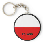 Poland Roundel quality Flag keychains