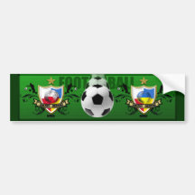 Poland Ukraine 2012 flag map football European Cup Bumper Sticker