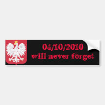 Poland will never forget bumper stickers