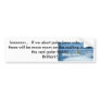Polar Bear Abortion Bumper Sticker