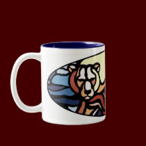 Polar Bear Art Coffee Mug First Nations Bear Cup mugs