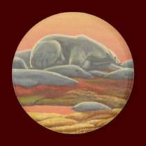 Polar Bear Art Fridge Magent Wildlife Art Gifts magnets