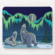Polar Bear Art Mousepad Stylish Wildlife Mousepad mousepads