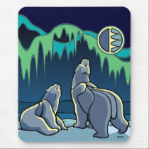 Polar Bear Art Mousepad Stylish Wildlife Mousepad mousepads