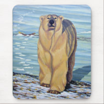 Polar Bear Art Mousepad Stylish Wildlife Mousepad mousepads