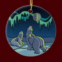Polar Bear Art Ornament Bear Keepsake Bear Gifts ornaments