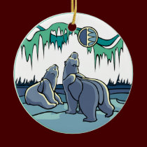 Polar Bear Art Ornament Bear Keepsake Bear Gifts ornaments