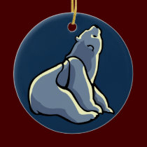 Polar Bear Art Ornament Bear Keepsake Bear Gifts ornaments