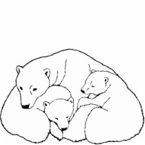 Polar Bear Art Ornament Bear Keepsake & Gifts photo sculptures