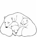 bear, polar, polar bear, cubs, baby, canada, canadian, wildlife, animal, mother, gifts, gift, ornament, keepsake, mens, womens, home, beautiful, unique, first nations, native, decor, office, decoration, cool, stylish, trendy, art, artwork, design, artist, arctic, northern, animals, native american