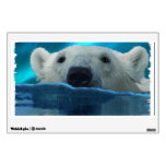Polar Bear & Aurora Fantasy Art Display Decal Wall Graphic