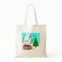 Polar Bear bags by whupsadaisy Polar Bear bags