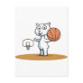 Polar Bear Basketball Postcards
