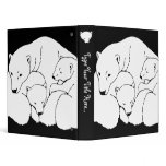 Polar Bear Binder Cute Bear Art School Supplies