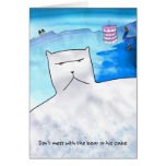 Polar Bear Birthday Card