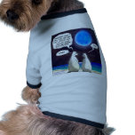 Polar Bear Blue Moon Cartoon Dog Shirt