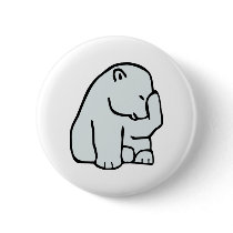 Polar Bear Button