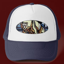 Polar Bear Caps & Hats Wildlife Art Hat hats