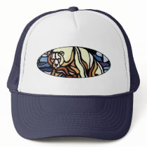 Polar Bear Caps & Hats Wildlife Art Hat