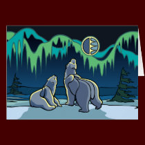 Polar Bear Card Bear Blank Cards Wildlife Art Card cards