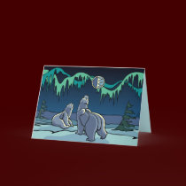 Polar Bear Card Custom Cards Wildlife Art Card cards