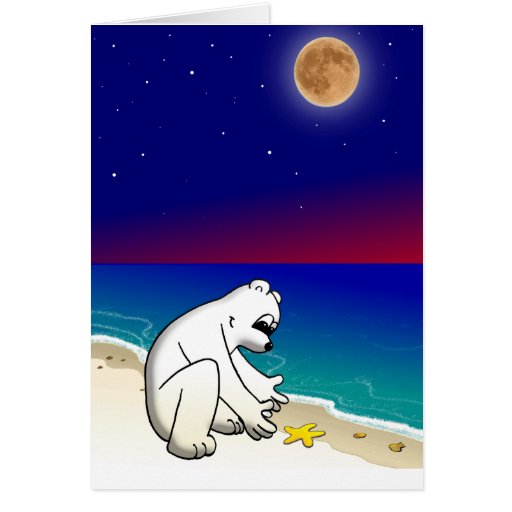POLAR BEAR CHRISTMAS CARD