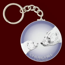 Polar Bear Chuchill Key Chain Souvenir Keychain keychains