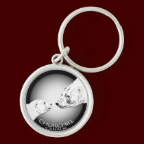 Polar Bear Chuchill Key Chain Souvenir Keychain keychains