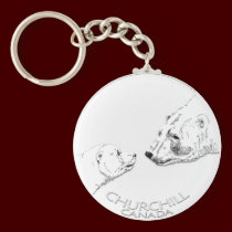 Polar Bear Chuchill Key Chain Souvenir Keychain keychains
