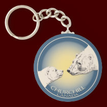 Polar Bear Chuchill Key Chain Souvenir Keychain keychains