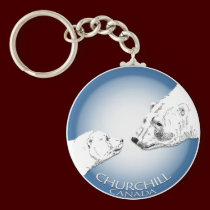 Polar Bear Chuchill Key Chain Souvenir Keychain keychains