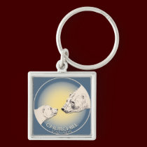 Polar Bear Chuchill Key Chain Souvenir Keychain keychains
