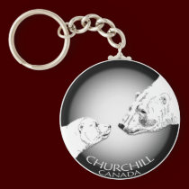 Polar Bear Chuchill Key Chain Souvenir Keychain keychains