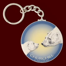Polar Bear Chuchill Key Chain Souvenir Keychain keychains