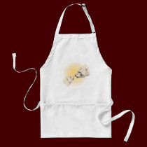 Polar Bear & Cub BB-Q Apron Wildlife Art Apron aprons