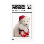 Polar Bear Cub Christmas Stamps stamps
